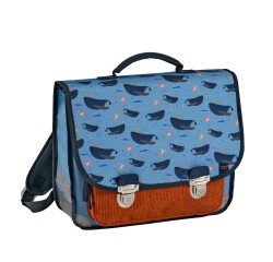 Quo Vadis - Cartable scolaire - Animascot - Multicolore - 36x30x14 cm - Toile (polyester) - 2 compartiment(s) - Avec bretelles et poignée