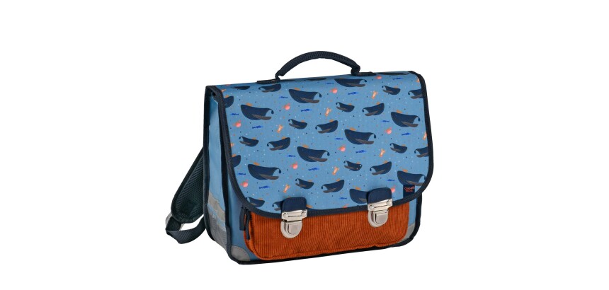 Quo Vadis - Cartable scolaire - Animascot - Multicolore - 36x30x14 cm - Toile (polyester) - 2 compartiment(s) - Avec bretelles et poignée