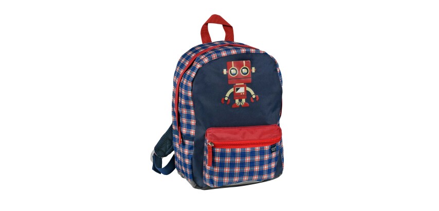 Quo Vadis - Sac à dos primaire - Louise & Arthur - Mécanique - 23,5x34x13,5 cm Toile (polyester) - 1 compartiment(s) - Avec bretelles et poignée