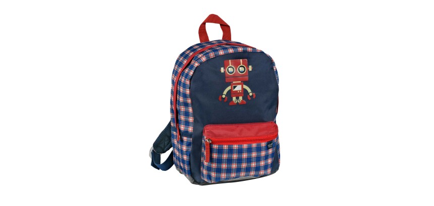 Quo Vadis - Sac à dos primaire - Louise & Arthur - Mécanique - 23,5x34x13,5 cm Toile (polyester) - 1 compartiment(s) - Avec bretelles et poignée