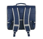 Quo Vadis - Cartable scolaire - Louise & Arthur - Multicolore - 38x30x14 cm - Toile (polyester) - 2 compartiment(s) - Avec bretelles et poignée