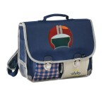 Quo Vadis - Cartable scolaire - Louise & Arthur - Mécanique - 38x30x14 cm Toile (polyester) - 2 compartiment(s) - Avec bretelles et poignée