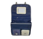 Quo Vadis - Cartable scolaire - Louise & Arthur - Mécanique - 38x30x14 cm Toile (polyester) - 2 compartiment(s) - Avec bretelles et poignée