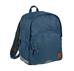 Quo Vadis - Sac à dos - QV Original - Bleu denim - 31x43x24 cm Toile (polyester) - 2 compartiment(s) - Avec bretelles et poignée