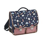 Quo Vadis - Cartable scolaire - Louise & Arthur - Multicolore - 38x30x14 cm - Toile (polyester) - 2 compartiment(s) - Avec bretelles et poignée