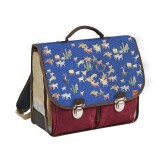 Quo Vadis - Cartable scolaire - Louise & Arthur - Multicolore - 38x30x14 cm - Toile (polyester) - 2 compartiment(s) - Avec bretelles et poignée