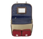 Quo Vadis - Cartable scolaire - Louise & Arthur - Cowboy - 38x30x14 cm Toile (polyester) - 2 compartiment(s) - Avec bretelles et poignée