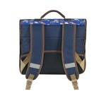 Quo Vadis - Cartable scolaire - Louise & Arthur - Cowboy - 38x30x14 cm Toile (polyester) - 2 compartiment(s) - Avec bretelles et poignée