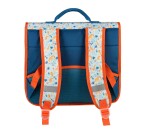 Quo Vadis - Cartable scolaire - Animascot - Girafe - 36x30x14 cm Toile (polyester) - 2 compartiment(s) - Avec bretelles et poignée