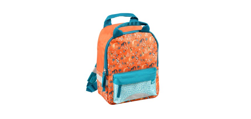 Quo Vadis - Sac à dos maternelle - Animascot - Girafe - 27x20x11 cm Toile (polyester) - 1 compartiment(s) - Avec bretelles et poignée