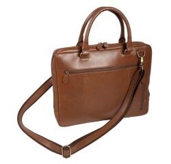 Quo Vadis - Sacoche - Rangers - 40x29,5x5 cm - Cuir pleine fleur de buffle - 2 compartiment(s) - Avec bandoulière et poignée