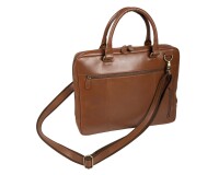 Quo Vadis - Sacoche - Rangers - Marron - 40x29,5x5 cm Cuir pleine fleur de buffle - 2 compartiment(s) - Avec bandoulière et poignée
