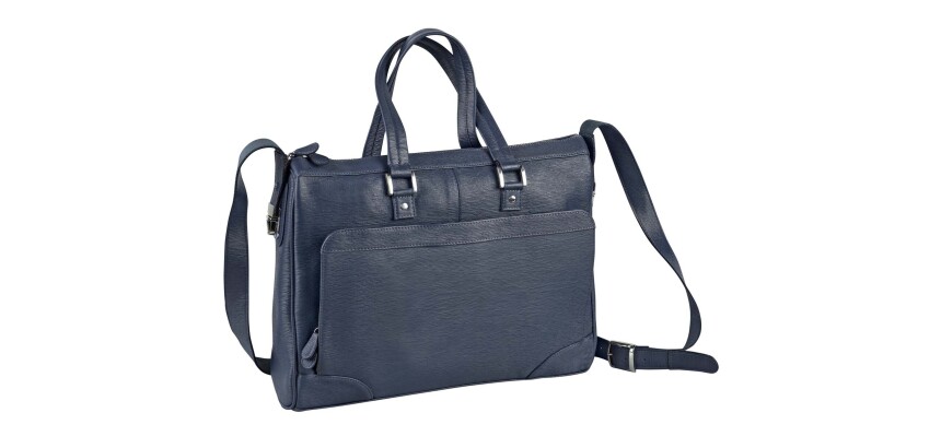 Quo Vadis - Sacoche papillon - Eaton - 41,5x30x9 cm - Cuir pleine fleur de vachette - 2 compartiment(s) - Avec bandoulière et poignée