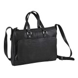 Quo Vadis - Sacoche papillon - Eaton - 41,5x30x9 cm - Cuir pleine fleur de vachette - 2 compartiment(s) - Avec bandoulière et poignée