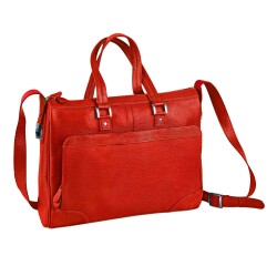 Quo Vadis - Sacoche papillon - Eaton - 41,5x30x9 cm - Cuir pleine fleur de vachette - 2 compartiment(s) - Avec bandoulière et poignée