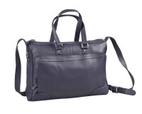 Quo Vadis - Sacoche papillon - Goya - 41,5x30x9 cm - Cuir pleine fleur de vachette - 2 compartiment(s) - Avec bandoulière et poignée