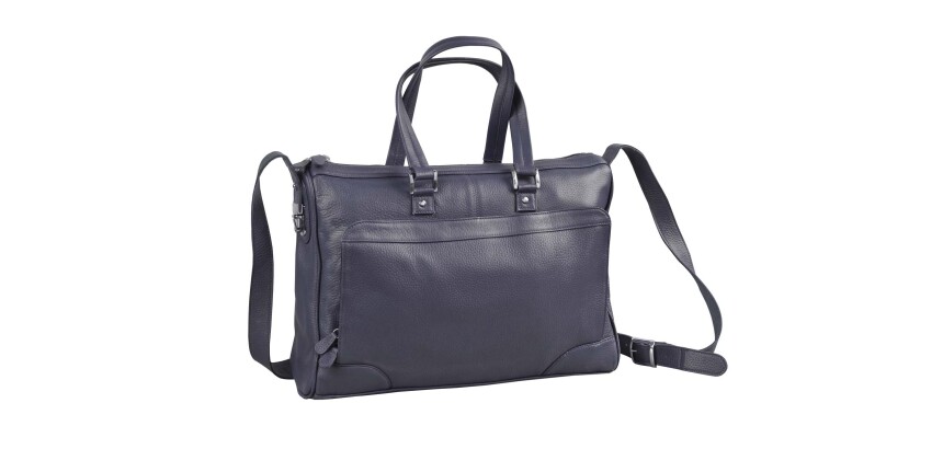 Quo Vadis - Sacoche papillon - Goya - 41,5x30x9 cm - Cuir pleine fleur de vachette - 2 compartiment(s) - Avec bandoulière et poignée