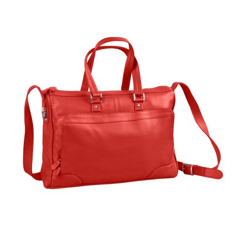 Quo Vadis - Sacoche papillon - Goya - 41,5x30x9 cm - Cuir pleine fleur de vachette - 2 compartiment(s) - Avec bandoulière et poignée