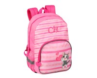 Quo Vadis - Sac à dos primaire - Chi - 28x40x16 cm - Toile (polyester) - 1 compartiment(s) - Avec bretelles et poignée- par 2