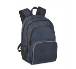 Quo Vadis - Sac à dos - Pure - Bleu - 29x45x15 cm Toile (polyester) - 2 compartiment(s) - Avec bretelles et poignée