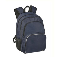 Quo Vadis - Sac à dos - Pure - Bleu - 29x45x15 cm Toile (polyester) - 2 compartiment(s) - Avec bretelles et poignée