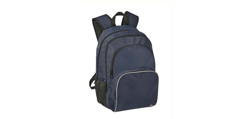 Quo Vadis - Sac à dos - Pure - Bleu - 29x45x15 cm Toile (polyester) - 2 compartiment(s) - Avec bretelles et poignée