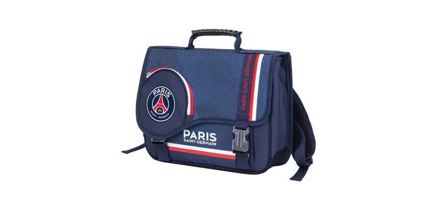 Quo Vadis - Cartable scolaire - PSG - Diagonale - 38x30x14 cm Toile (polyester) - 3 compartiment(s) - Avec bretelles et poignée