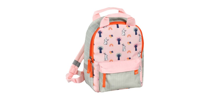 Quo Vadis - Sac à dos maternelle - Animascot - Lapin - 27x20x11 cm Toile (polyester) - 1 compartiment(s) - Avec bretelles et poignée