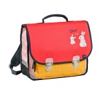 Quo Vadis - Cartable scolaire - Animascot - Lapin - 36x30x14 cm Toile (polyester) - 2 compartiment(s) - Avec bretelles et poignée