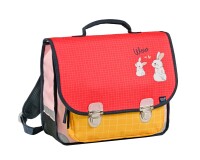 Quo Vadis - Cartable scolaire - Animascot - Lapin - 36x30x14 cm Toile (polyester) - 2 compartiment(s) - Avec bretelles et poignée