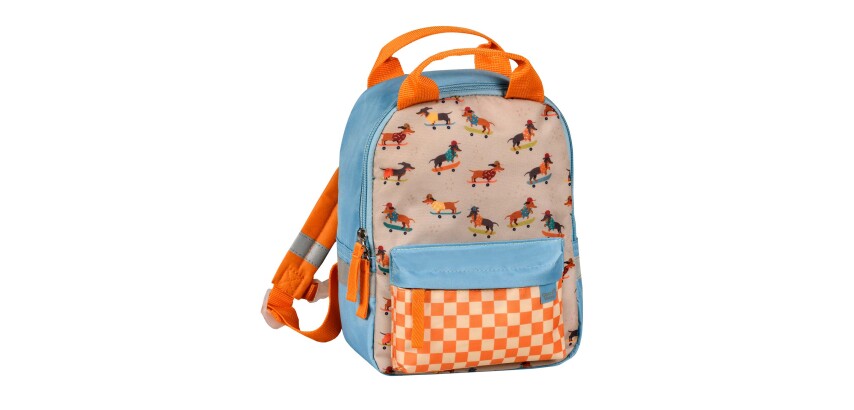 Quo Vadis - Sac à dos maternelle - Animascot - Chien - 27x20x11 cm Toile (polyester) - 1 compartiment(s) - Avec bretelles et poignée
