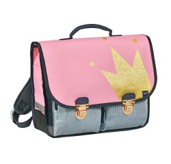 Quo Vadis - Cartable scolaire - Louise & Arthur - Princesse - 38x30x14 cm Toile (polyester) - 2 compartiment(s) - Avec bretelles et poignée
