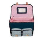 Quo Vadis - Cartable scolaire - Louise & Arthur - Princesse - 38x30x14 cm Toile (polyester) - 2 compartiment(s) - Avec bretelles et poignée