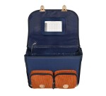 Quo Vadis - Cartable scolaire - Louise & Arthur - Chevalier - 38x30x14 cm Toile (polyester) - 2 compartiment(s) - Avec bretelles et poignée