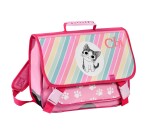 Quo Vadis - Cartable scolaire - Chi - Arc en ciel - 38x30x14 cm Toile (polyester) - 3 compartiment(s) - Avec bretelles et poignée