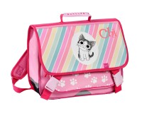 Quo Vadis - Cartable scolaire - Chi - Arc en ciel - 38x30x14 cm Toile (polyester) - 3 compartiment(s) - Avec bretelles et poignée