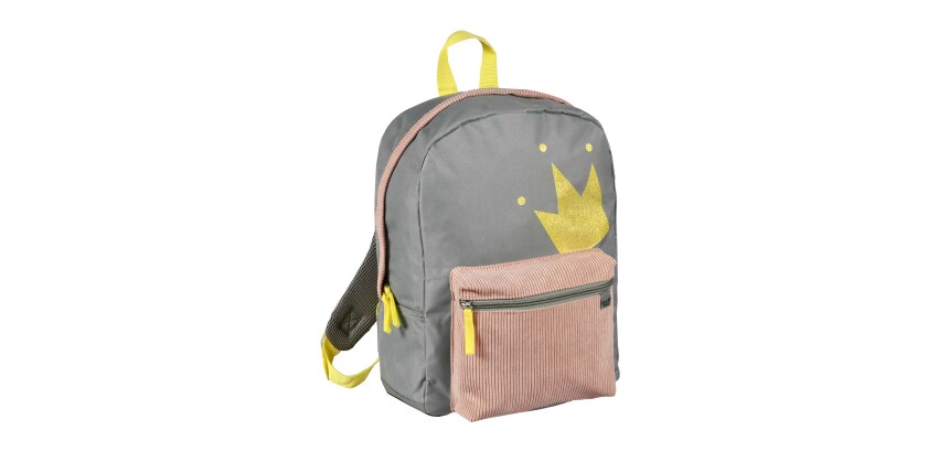 Quo Vadis - Sac à dos primaire - Louise & Arthur - Princesse - 26,5x36,5x13 cm Toile (polyester) - 1 compartiment(s) - Avec bretelles et poignée