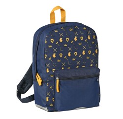 Quo Vadis - Sac à dos primaire - Louise & Arthur - Chevalier - 26,5x36,5x13 cm Toile (polyester) - 1 compartiment(s) - Avec bretelles et poignée