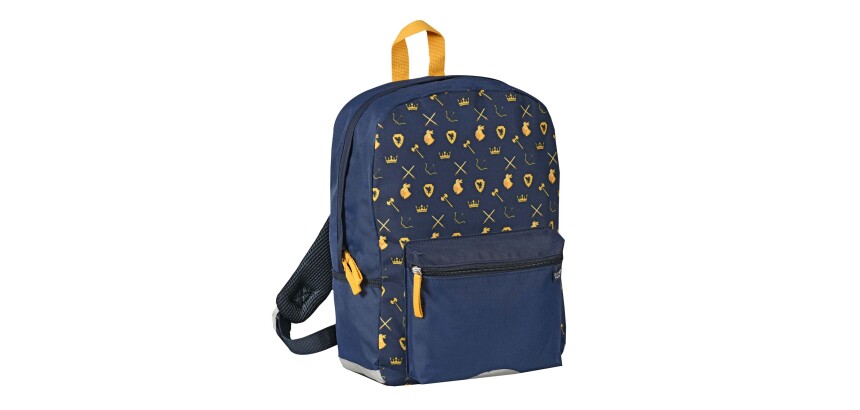 Quo Vadis - Sac à dos primaire - Louise & Arthur - Chevalier - 26,5x36,5x13 cm Toile (polyester) - 1 compartiment(s) - Avec bretelles et poignée