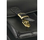 Quo Vadis - Sacoche cartable - Rangers - Noir - 38x28,5x5 cm Cuir pleine fleur de buffle - 3 compartiment(s)