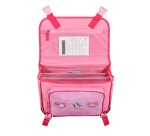Quo Vadis - Cartable scolaire - Chi - vichy photo - 38x30x14 cm Toile (polyester) - 3 compartiment(s) - Avec bretelles et poignée