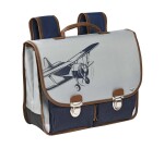 Quo Vadis - Cartable scolaire - Louise & Arthur - Multicolore - 38x30x14 cm - Toile (polyester) - 2 compartiment(s) - Avec bretelles et poignée