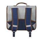 Quo Vadis - Cartable scolaire - Louise & Arthur - petit explorateur - 38x30x14 cm Toile (polyester) - 2 compartiment(s) - Avec bretelles et poignée