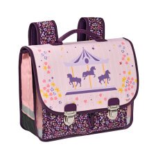 Cartable Vintage Quo Vadis - Louise & Arthur - 38x30x14 cm - Carrousel