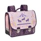 Quo Vadis - Cartable scolaire - Louise & Arthur - Multicolore - 38x30x14 cm - Toile (polyester) - 2 compartiment(s) - Avec bretelles et poignée