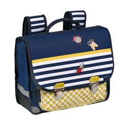 Quo Vadis - Cartable scolaire - Animascot - Multicolore - 36x30x14 cm - Toile (polyester) - 2 compartiment(s) - Avec bretelles et poignée
