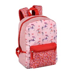 Quo Vadis - Sac à dos primaire - Louise & Arthur - Multicolore - 26,5x36,5x13 cm - Toile (polyester) - 1 compartiment(s) - Avec bretelles et poignée