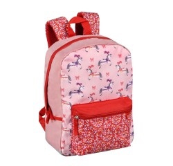 Quo Vadis - Sac à dos primaire - Louise & Arthur - carrousel - 26,5x36,5x13 cm Toile (polyester) - 1 compartiment(s) - Avec bretelles et poignée