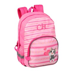 Quo Vadis - Sac à dos primaire - Chi - mariniere coeur - 28x40x16 cm Toile (polyester) - 1 compartiment(s) - Avec bretelles et poignée