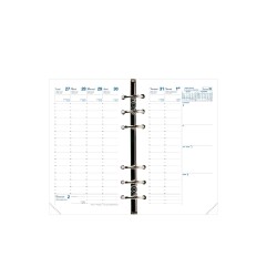 Quo Vadis - Recharge Organiseur - 2025-2026 - Timer 17 Planing - Semainier Planning - Français - 16 mois de septembre à décembre - 10x17 cm
